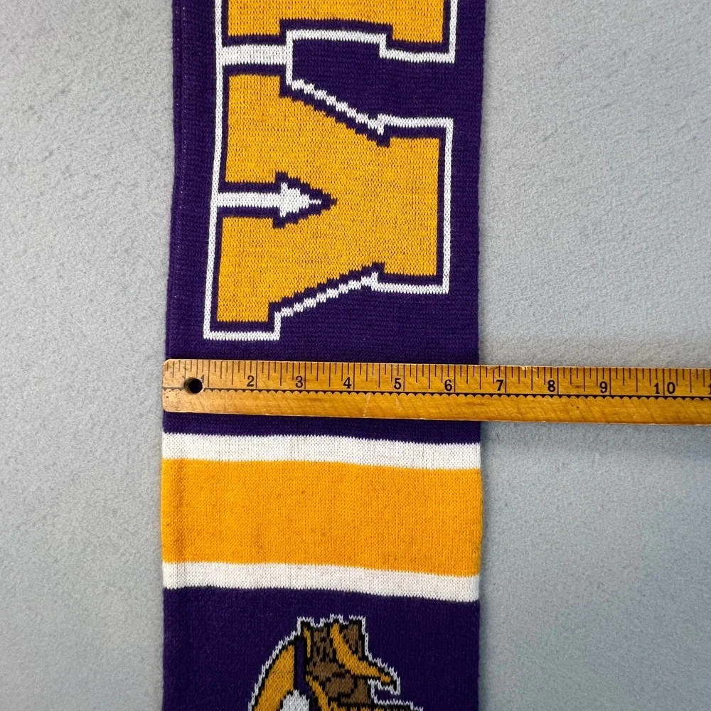 47 Brand Minnesota Vikings Scarf Skol Purple NFL Football Winter Fan Gear Thor